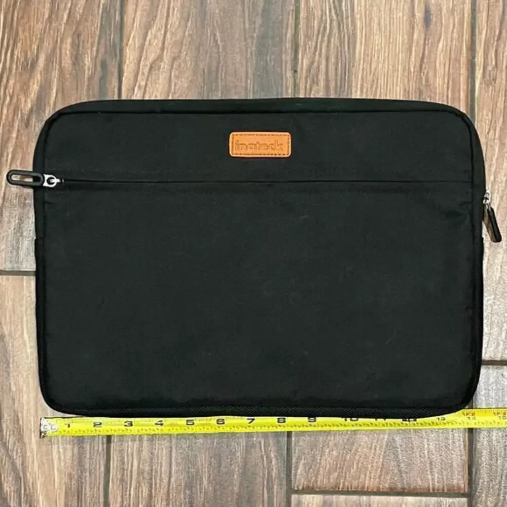 Inateck Laptop Sleeve 14”x10” Black with‎ Front Pocket